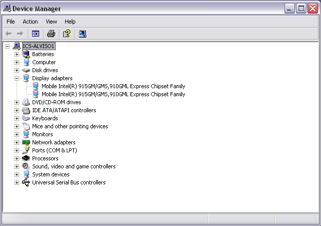 Device Manager Shows Two Different Graphics Controllers