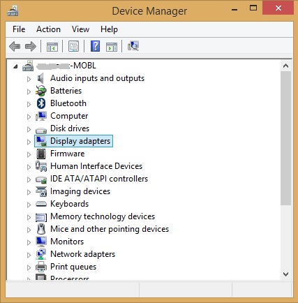 Device Manager Window