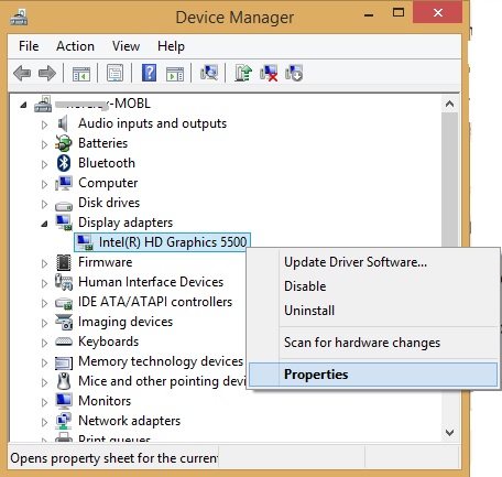 Device Manager Window