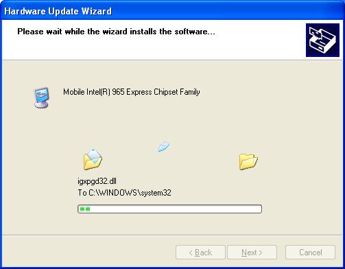 Hardware update wizard