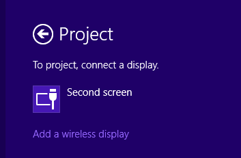 Add a wireless display