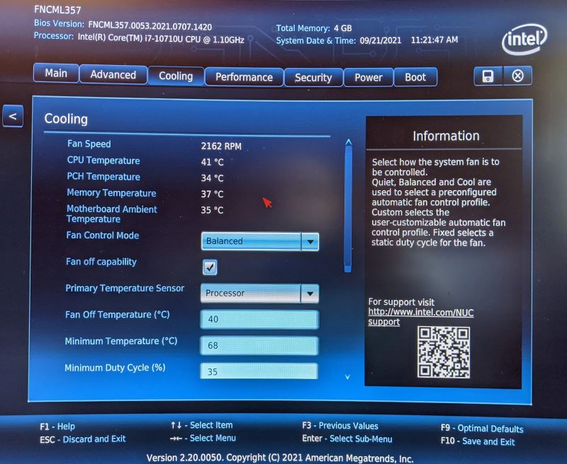 Email plejeforældre leder Cooling and Fan Controls in Intel® NUC Products with Aptio V BIOS