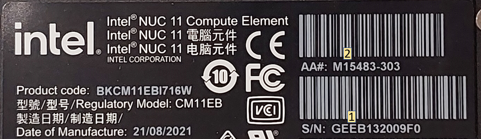 Intel NUC 8 Pro Compute Element CM8i5CB example image 2