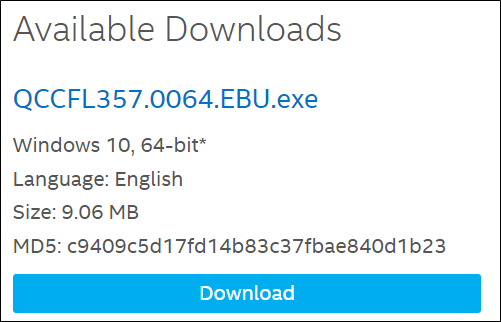 Download and save the Express BIOS Update
