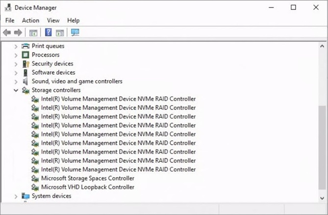Device Manager Screen screenshot