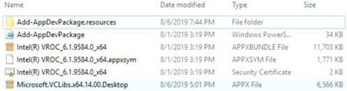 Intel VROC UWP GUI Package screenshot