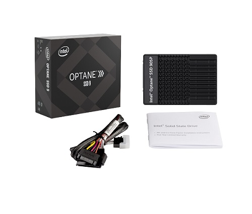 Intel® Optane™ SSD 905P Series Retail Box for PCIe* U.2 2.5” with SFF 8643 Cable