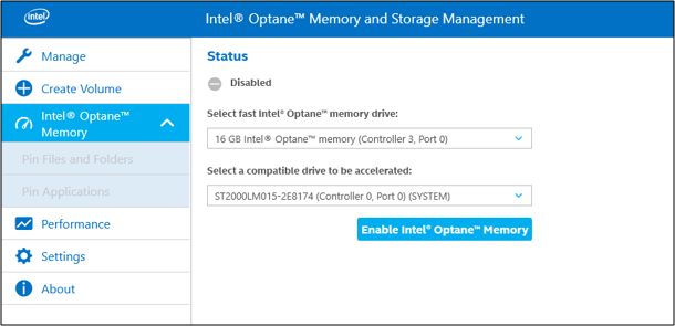 Intel® Optane™ Memory