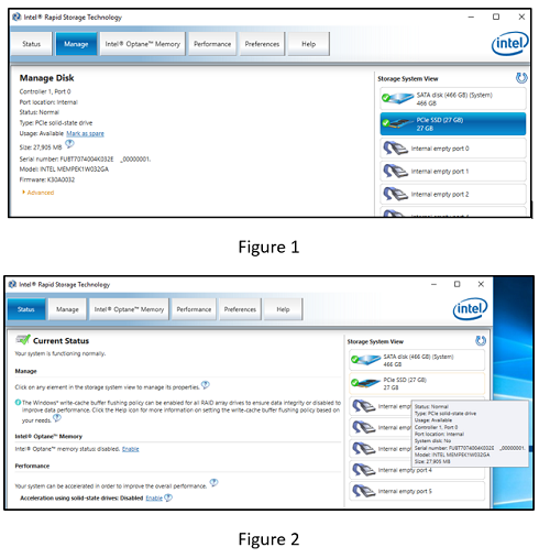 standalone device and not enabled for system acceleration