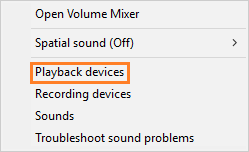 Playback devices