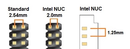 USB Header Pitch