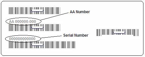 наклейка с штрих-кодом на упаковке