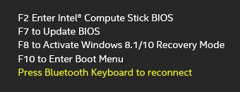 Using Bluetooth Keyboards During Post And In Bios Setup For Intel