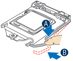 Make sure the lever is securely latched