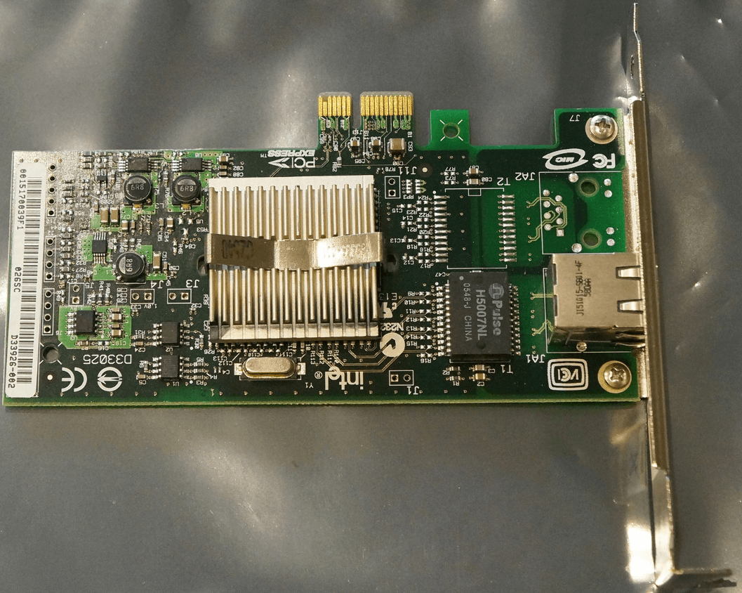 Intel® D33025 Network Interface Card - Contoh