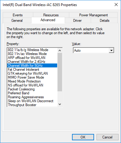 Configure Channel Bonding On Intel Wireless Adapters Configure Channel Bonding On Intel Wireless Adapters