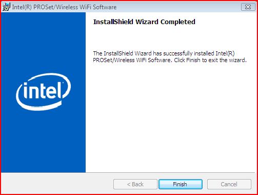 Intel® PROSet Wireless with Intel® My WiFi Technolgoy