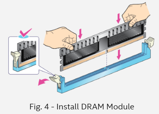 Install DRAM Modules