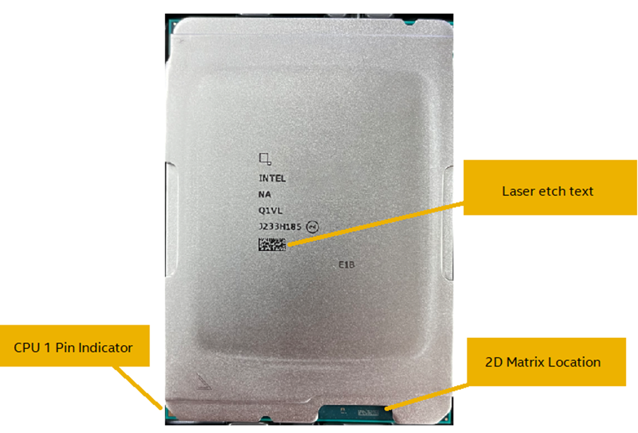 保証申請のためにインテル® Xeon®・プロセッサーのマーキングを識別