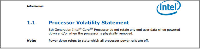 Letter /Statement of Volatility