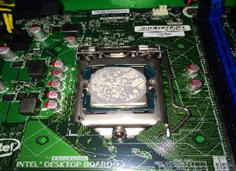 processor with used TIM