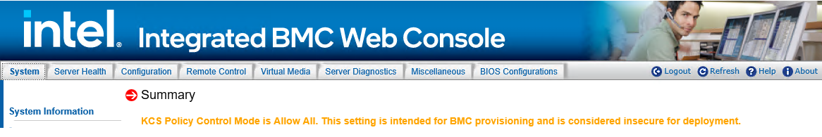 intel integrated bmc web console intel integrated bmc web console