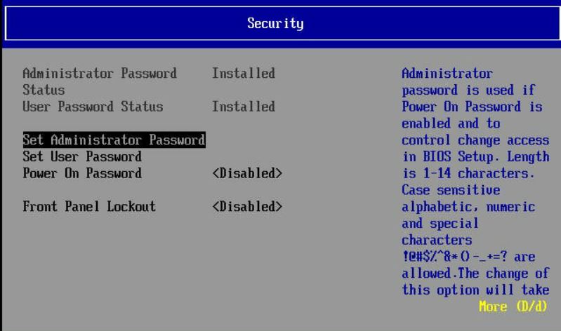 Cubi 5 10m, the Bios settings when I turn off the system are not permanent.