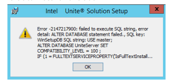 Error 2147217900: failed to execute SQL string