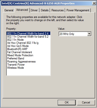 Manage Advanced Channel Settings