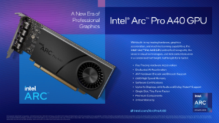 Intel® Arc™ Pro A40 Graphics Specifications
