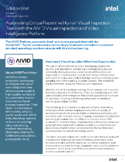 AIVID TechVision: Solution Brief