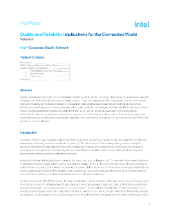 Quality and Reliability Paper