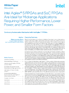 Intel Agilex® 5 FPGA and SoC FPGA White Paper