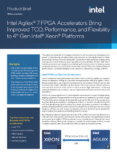 Intel® FPGAs and 4th Gen Intel® Xeon® CPUs