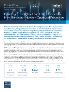 Intel® Xeon® Processor for Network Product Brief