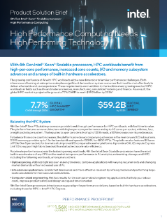 Intel® Xeon® Scalable Processors for HPC