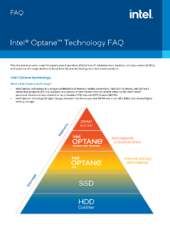 Intel® Optane™ Technology FAQ