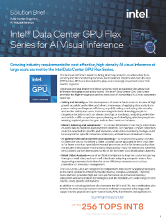 Intel® Data Center GPU Flex Series for AI Visual Inference