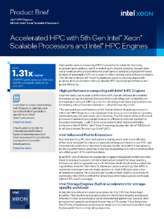 Accelerate Performane with Intel® HPC Engines