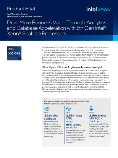 Drive Business Value with Faster Analytics