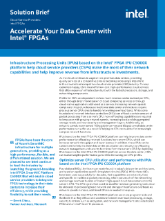 Data Center Acceleration with Intel® FPGAs
