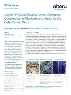 Intel Agilex® FPGA Architecture White Paper