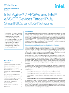 Intel Agilex® FPGAs for IPUs and SmartNICs