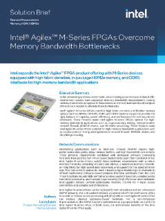 Intel® FPGA Solves Memory Bandwidth Bottleneck