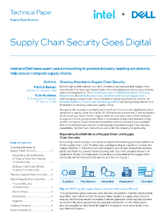Supply Chain Security
Technical Paper