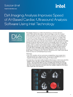DiA Imaging Analysis Solution Brief