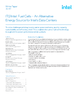 Fuel Cells as Energy Source for Data Centers
