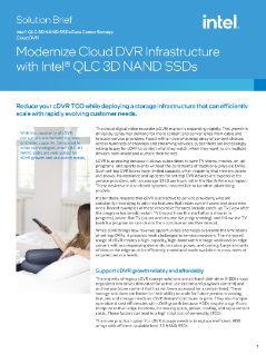 Modernize Cloud DVR Infrastructure