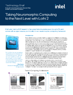 Taking Neuromorphic Computing to the Next Level with Loihi 2 Technology Brief
