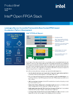 Intel® Open FPGA Stack Product Brief